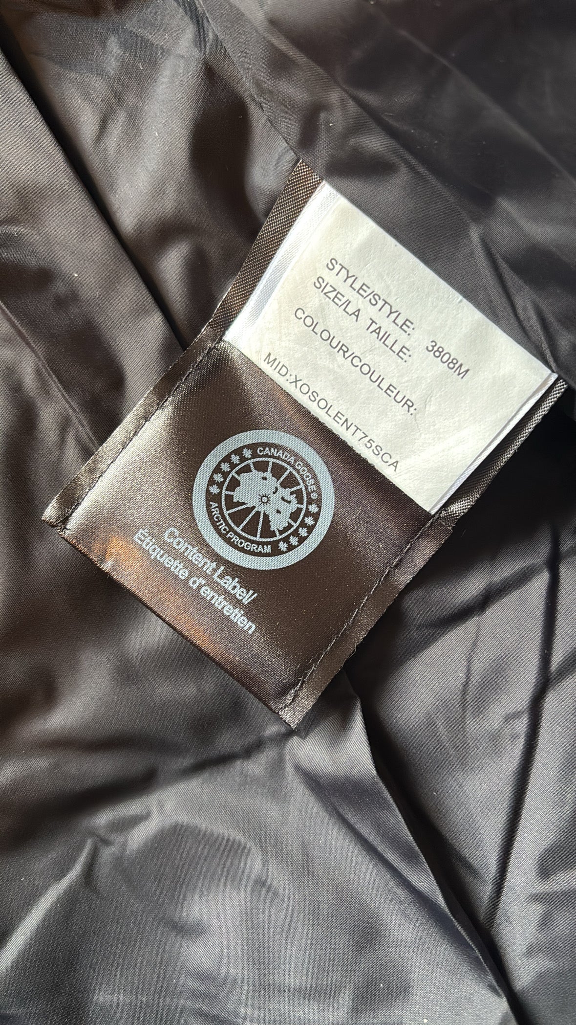 CG whydham coat black badge